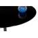 Стол стеклянный Tulip 90 black glass