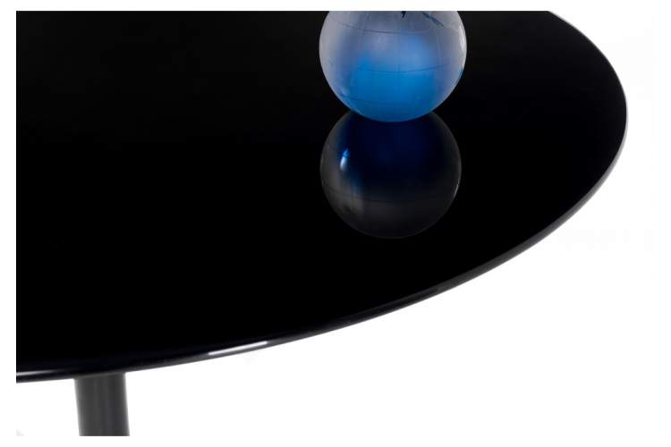 Стол стеклянный Tulip 90 black glass-2