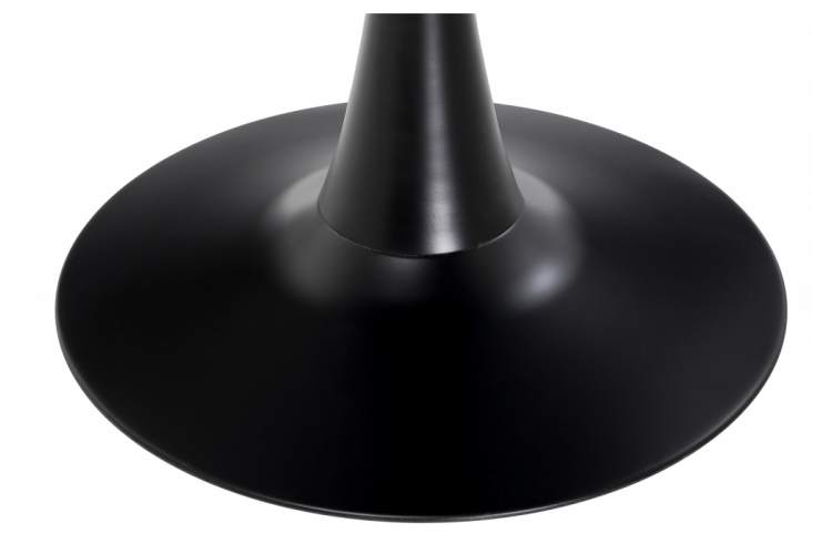 Стол стеклянный Tulip 90 black glass-3