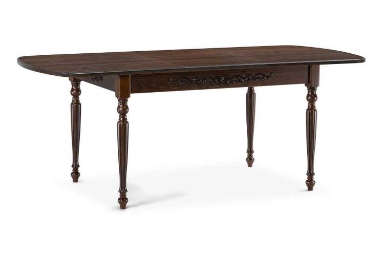 Стол деревянный Бевье орех темный / орех-1