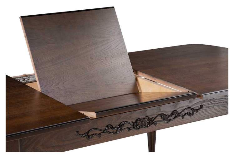 Стол деревянный Бевье орех темный / орех-3