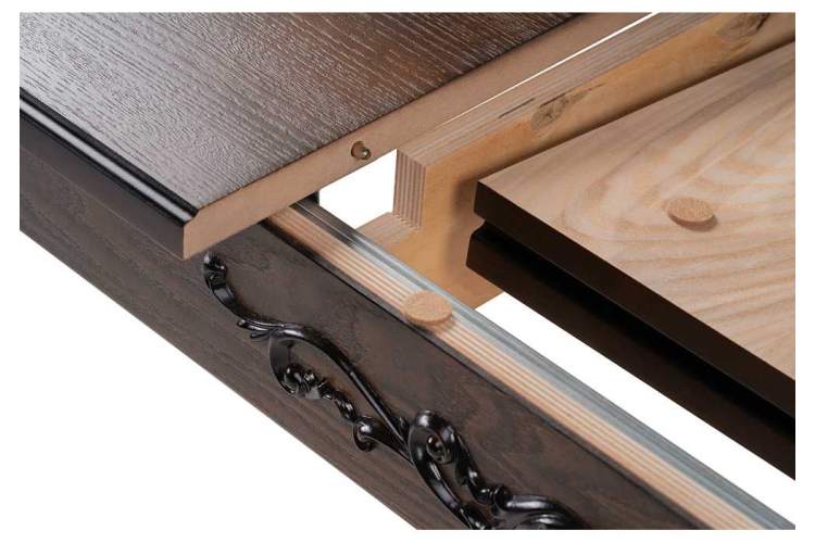 Стол деревянный Бевье орех темный / орех-4