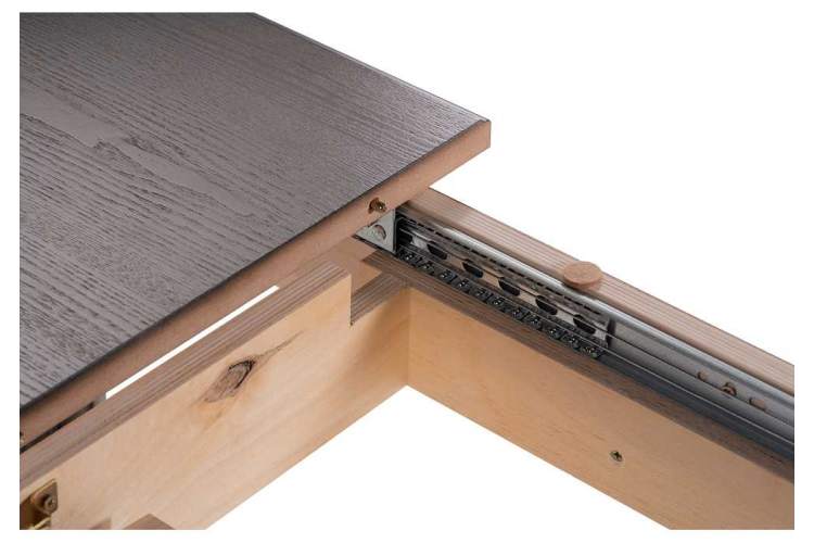 Стол деревянный Бевье орех темный / орех-5