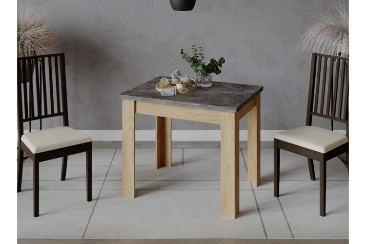 Стол деревянный Промо Тип 3 дуб крафт золотой / ателье темное-5