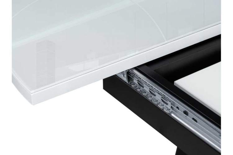 Стол стеклянный Регна черный / белый-7