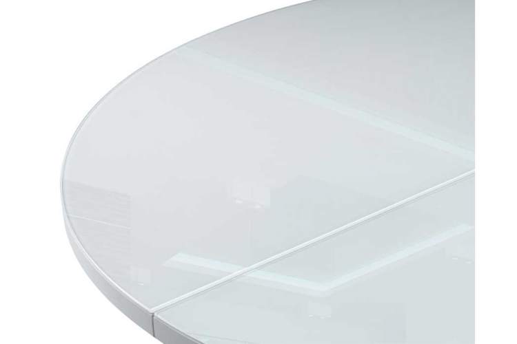 Стол стеклянный Регна черный / белый-8