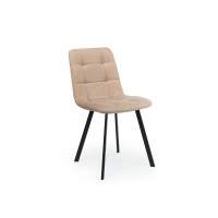 Стул на металлокаркасе Чилли бежевый / черный