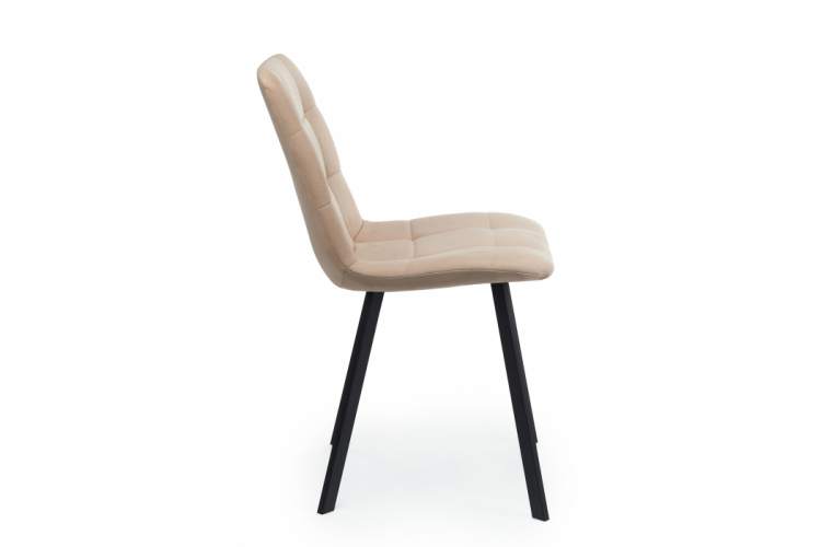 Стул на металлокаркасе Чилли бежевый / черный-4