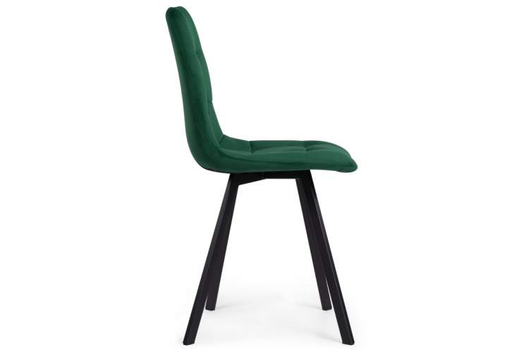 Стул на металлокаркасе Чилли зеленый / черный-3