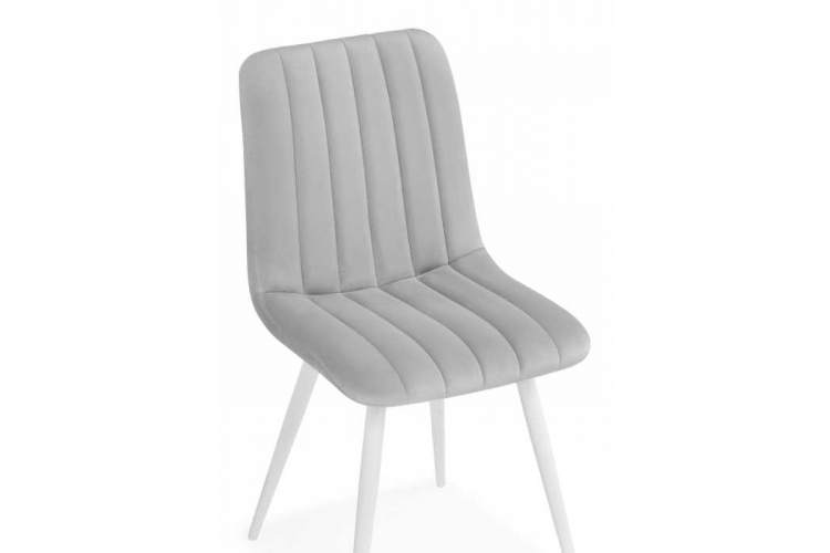 Стул на металлокаркасе Дани светло-серый / белый-4