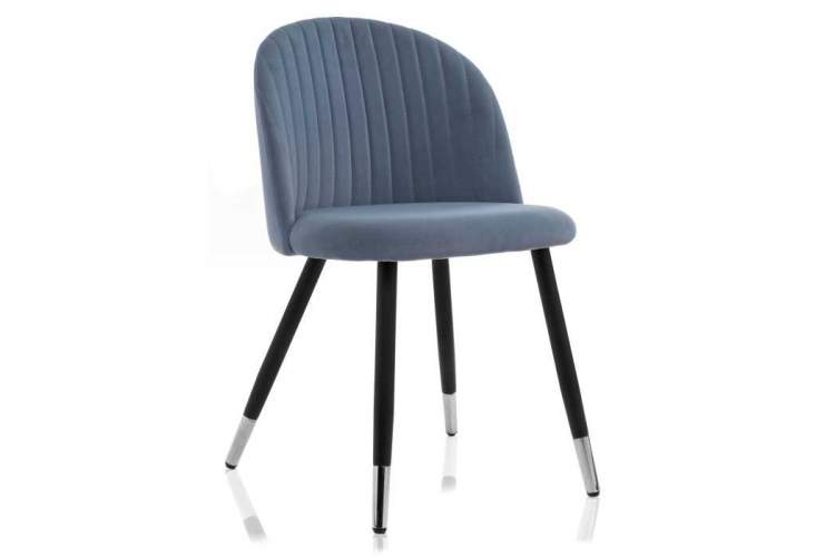 Стул на металлокаркасе Gabi blue / black