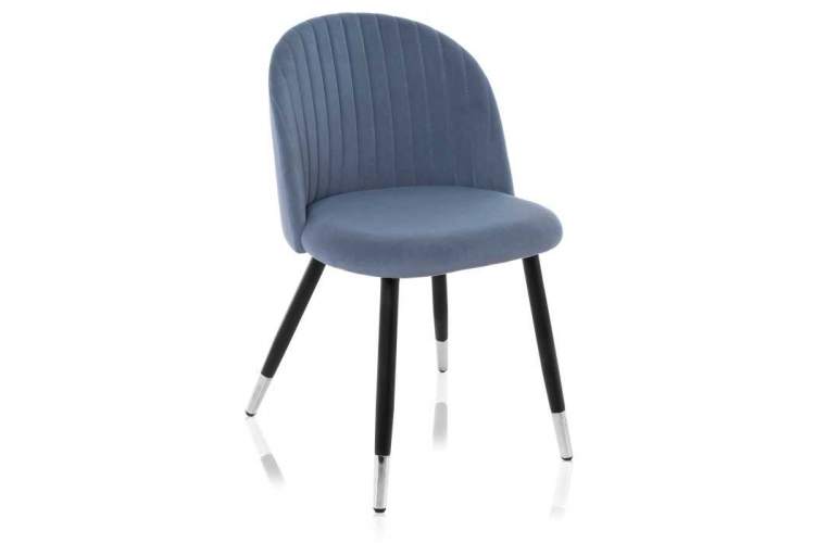 Стул на металлокаркасе Gabi blue / black-8