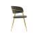 Стул на металлокаркасе Kamelia gold / gray fabric