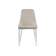 Стул на металлокаркасе Kora white / beige
