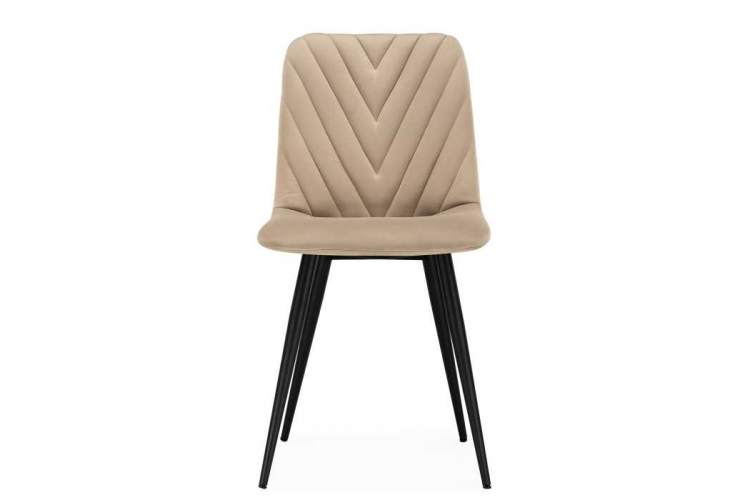 Стул на металлокаркасе Ральф бежевый / черный-1