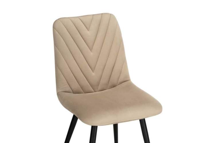 Стул на металлокаркасе Ральф бежевый / черный-4