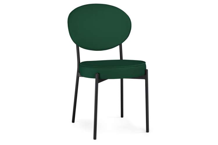 Стул на металлокаркасе Ройс зеленый / черный