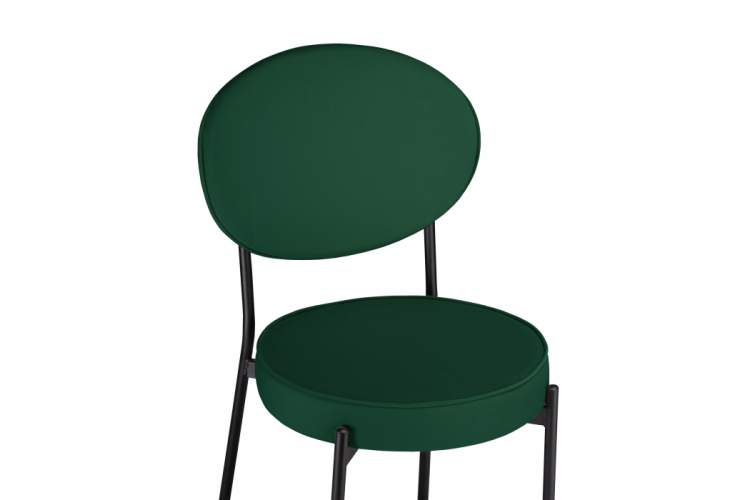 Стул на металлокаркасе Ройс зеленый / черный-3