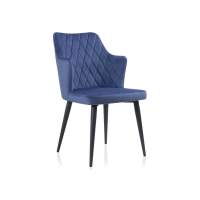 Стул Стул на металлокаркасе Velen dark blue Стул Стул на металлокаркасе Velen dark blue