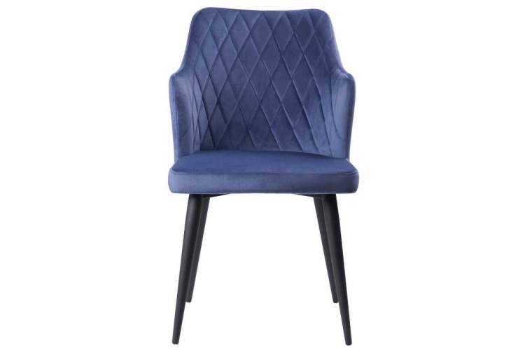 Стул на металлокаркасе Velen dark blue-1