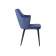 Стул на металлокаркасе Velen dark blue
