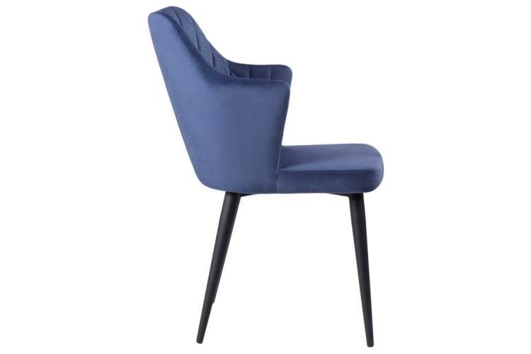 Стул на металлокаркасе Velen dark blue-2