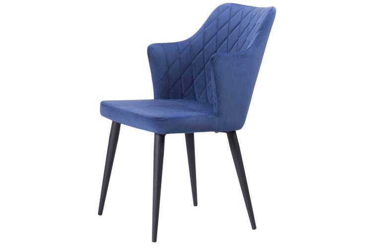 Стул на металлокаркасе Velen dark blue-4