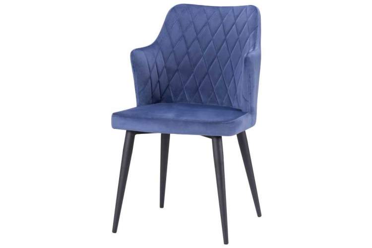 Стул на металлокаркасе Velen dark blue-5