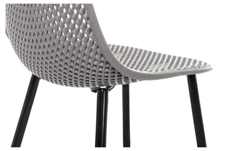 Стул на металлокаркасе Vero серый-4