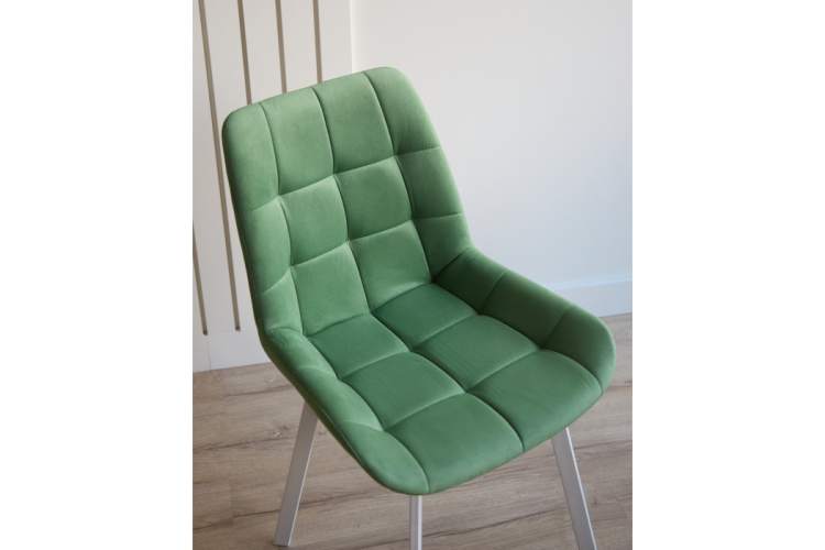 Стул на металлокаркасе Челси 360 П фисташковый (zd 651) / белый np-7