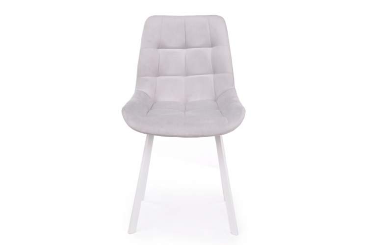 Стул на металлокаркасе Челси 360 П светло-серый (zd 960) / белый np-4