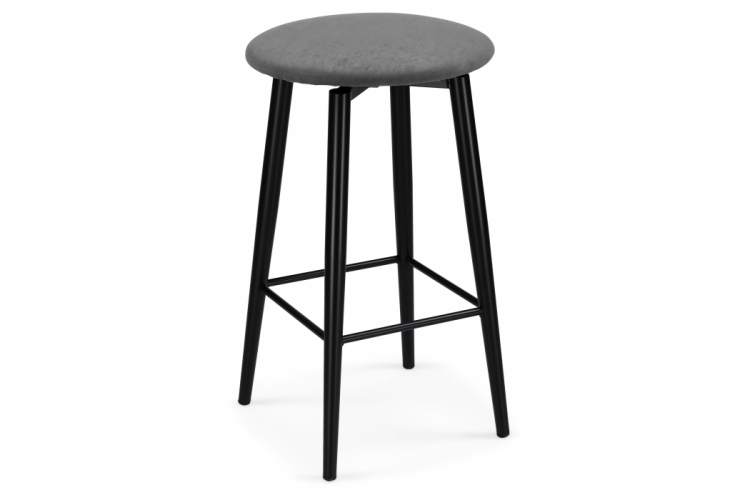 Барный стул Гангток крутящийся графит / черный матовый-2