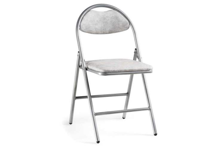 Стул на металлокаркасе Gikat белый мрамор / светлый мусс