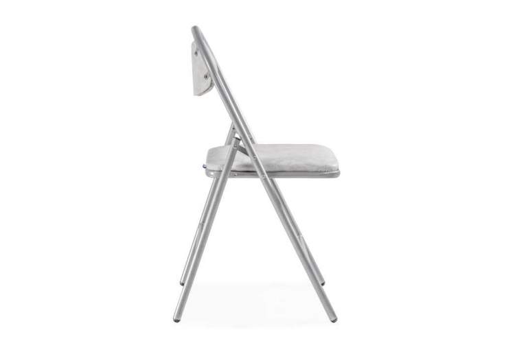 Стул на металлокаркасе Gikat белый мрамор / светлый мусс-2