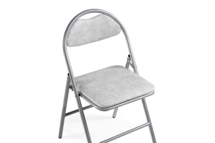 Стул на металлокаркасе Gikat белый мрамор / светлый мусс-3