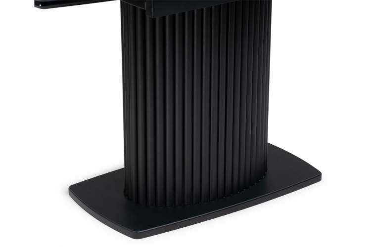 Керамический стол Фестер 140(180)х80 черный мрамор shakespeare black / черный-9