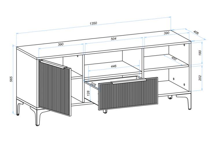 ТВ-тумба Иадама кашемир-2