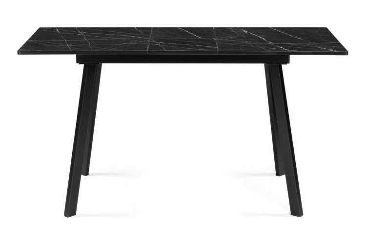 Стол деревянный Агни 110(140)х68х76 файерстоун / черный матовый-2