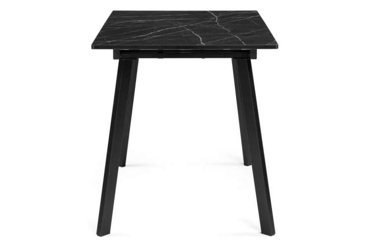 Стол деревянный Агни 110(140)х68х76 файерстоун / черный матовый-3