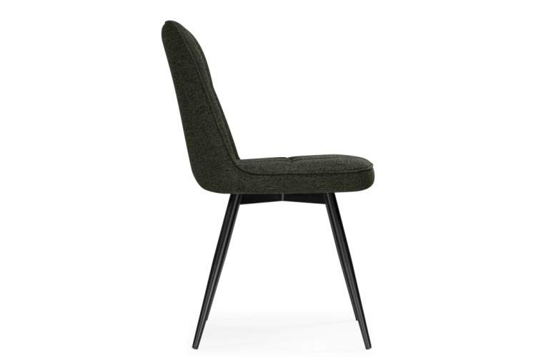 Стул на металлокаркасе Texas 4 поворотный темно-зеленый / черный-6