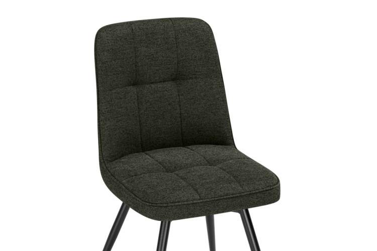 Стул на металлокаркасе Texas 4 поворотный темно-зеленый / черный-9