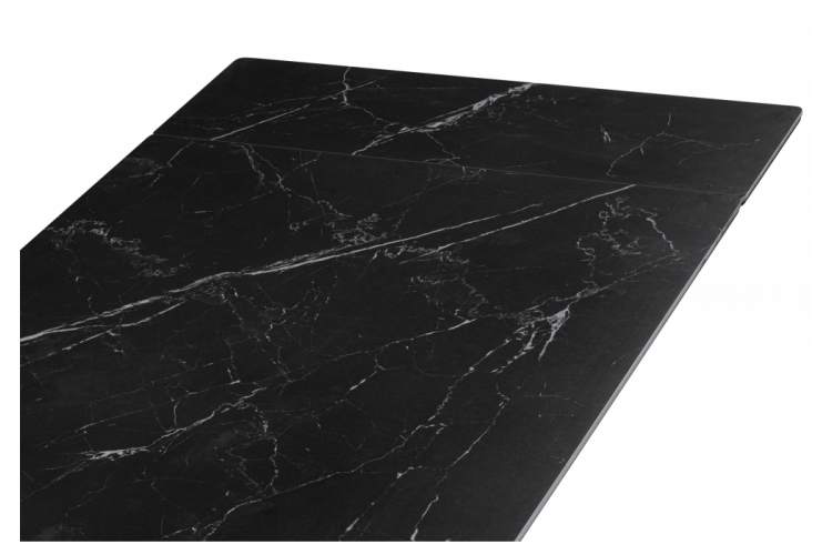 Керамический стол Вейв 140(200)х80 shakespeare black / черный-15