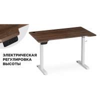 Маркос с механизмом подъема 120х75х75 орех кантри / белый Компьютерный стол
