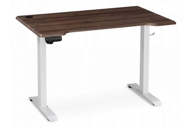 Маркос с механизмом подъема 120х75х75 орех кантри / белый Компьютерный стол-1