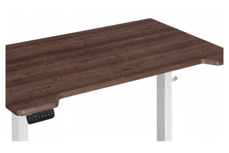 Маркос с механизмом подъема 120х75х75 орех кантри / белый Компьютерный стол-6