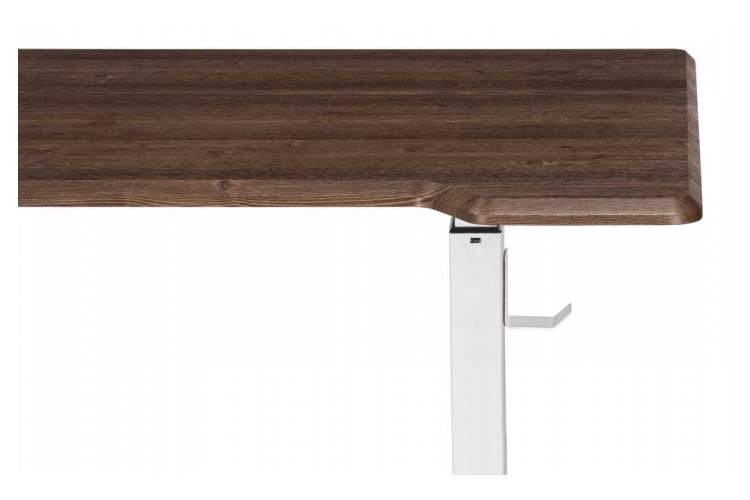 Маркос с механизмом подъема 120х75х75 орех кантри / белый Компьютерный стол-7