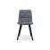 Стул на металлокаркасе Чилли темно-серый / черный