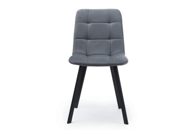 Стул на металлокаркасе Чилли темно-серый / черный-3