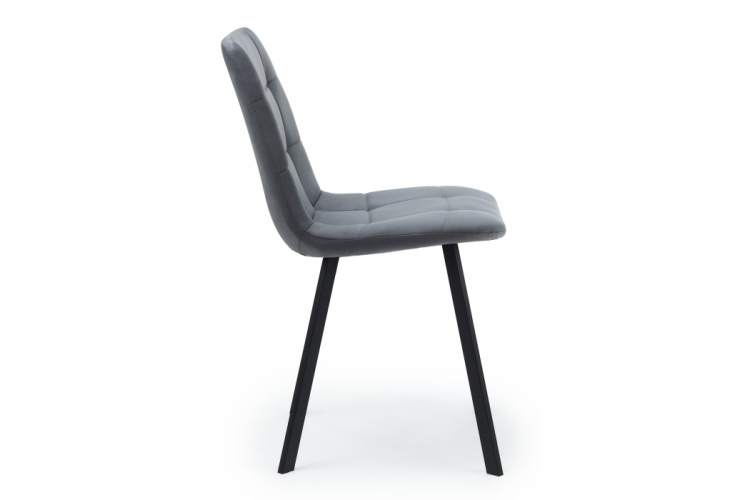 Стул на металлокаркасе Чилли темно-серый / черный-4