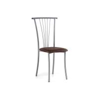 Стул на металлокаркасе Grigori горький шоколад / светлый мусс Стул на металлокаркасе Grigori горький шоколад / светлый мусс